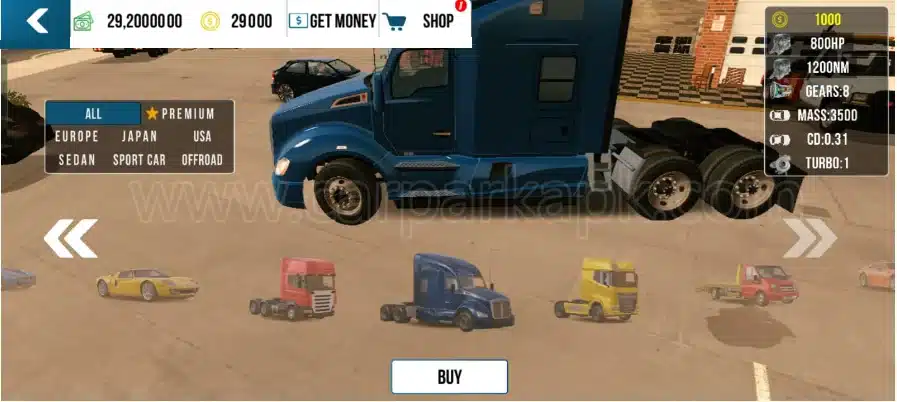 All famous & powerful Trucks in car parking multiplayer mod apk