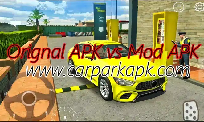 Original vs. Modded Car Parking Multiplayer APK