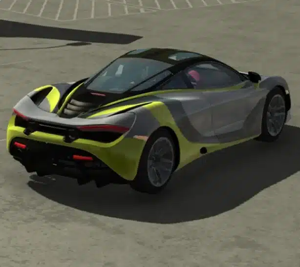 McLaren 720s in car parking multiplayer