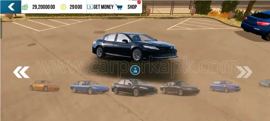 Sports vehicles in car parking multiplayer mod apk